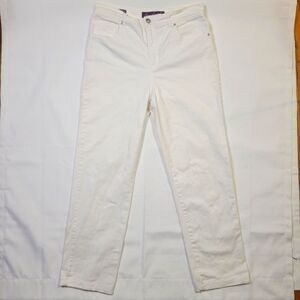 Gloria Vanderbilt White Denim Jeans